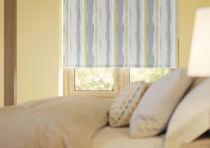 Waterfall Stripe, Ochre - Twist&Fit Roller Blind - Image 5
